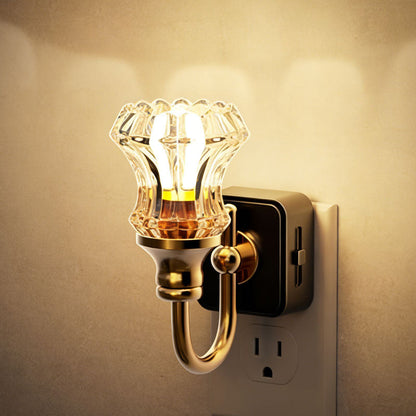 Vintage Wall Sconce Plug-In Night Light