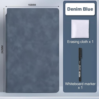 📔Embrink Reusable Whiteboard Notebook – Infinite Writing, Zero Waste(✨Free Erasing Cloth & Whiteboard Marker)