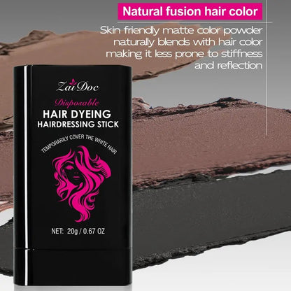 ZaiDoc™ Instant Root Touch-Up Stick with Styling Comb (2-in-1 Design)